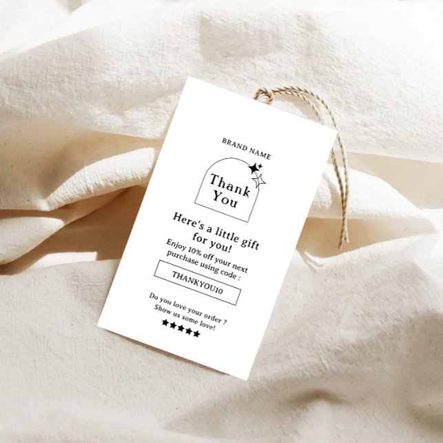 Carte De Visite Balise Boho Business Merci Hang (Créateur téléchargé)