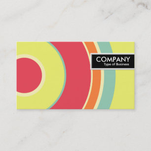 Carte De Visite Balise de bord - Cercle coloré 01