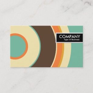 Carte De Visite Balise de bord - Cercle coloré 02