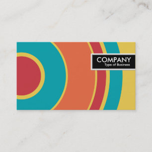 Carte De Visite Balise de bord - Cercle coloré 05