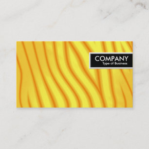 Carte De Visite Balise de bord - Vagues jaunes