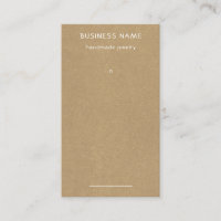 Balise Prix de l'impression papier Kraft Brown sim