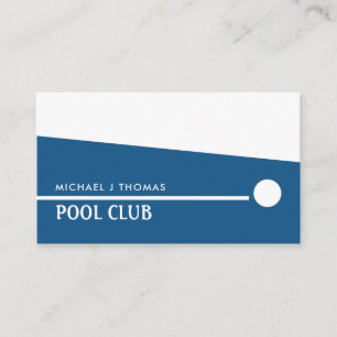 Carte De Visite Ball de rue, club de snooker, billard/snooker