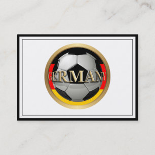 Carte De Visite Balle de football en Allemagne