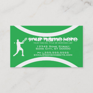 Carte De Visite balle de tennis