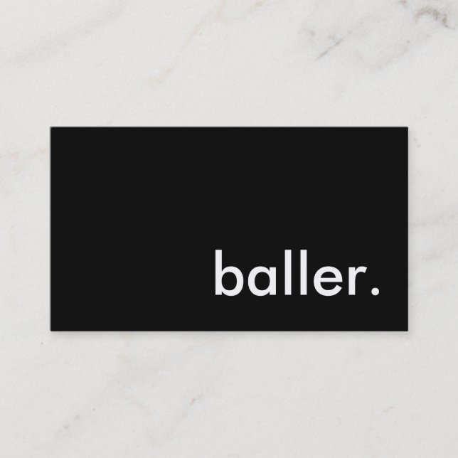 Carte De Visite baller. (Devant)