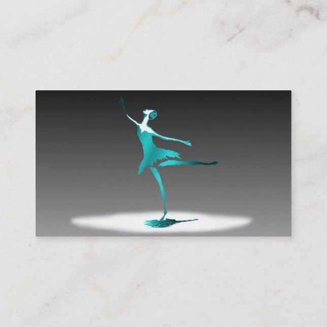 Carte De Visite ballet dancer (Dos)
