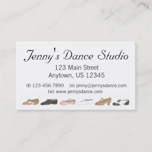 Carte De Visite Ballet Tap Jazz Lyrique Acro Dance Studio