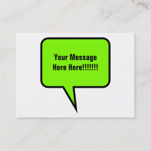 Carte De Visite Ballon de mot