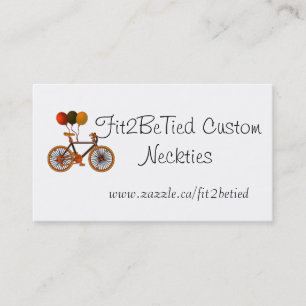 Carte De Visite Ballons de bicyclette