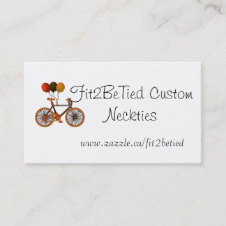 Carte De Visite Ballons de bicyclette
