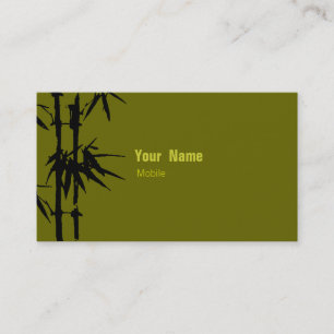 Carte De Visite Bambou