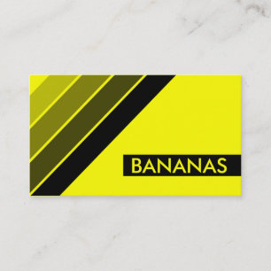 Carte De Visite BANANES rétro