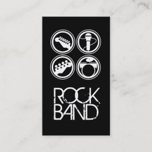 Carte De Visite Band Rock Singers Performance Entertainment cool