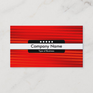 Carte De Visite Bande centrale 5 emplacements - Rouge chaud