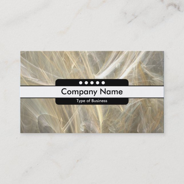 Carte De Visite Bande centrale 5 points - Flamme fractale (Devant)