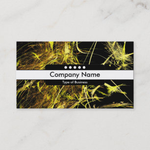 Carte De Visite Bande centrale 5 points - Flamme fractale 02