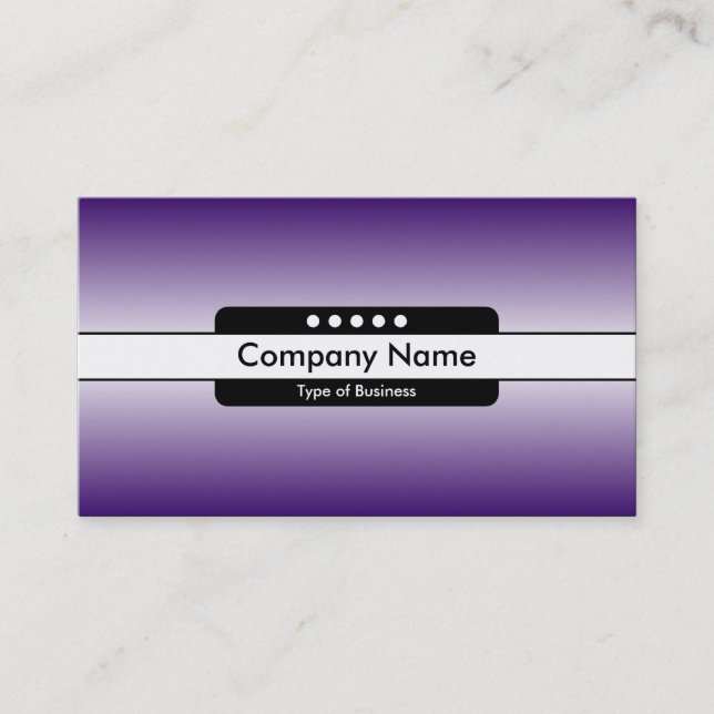 Carte De Visite Bande centrale 5 points - Horizon Glow 07 (Devant)