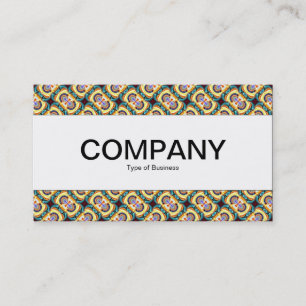 Carte De Visite Bande centrale - Colorful Geometry 08