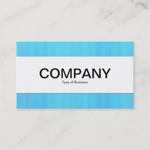 Carte De Visite Bande centrale - Texture peinte en bleu