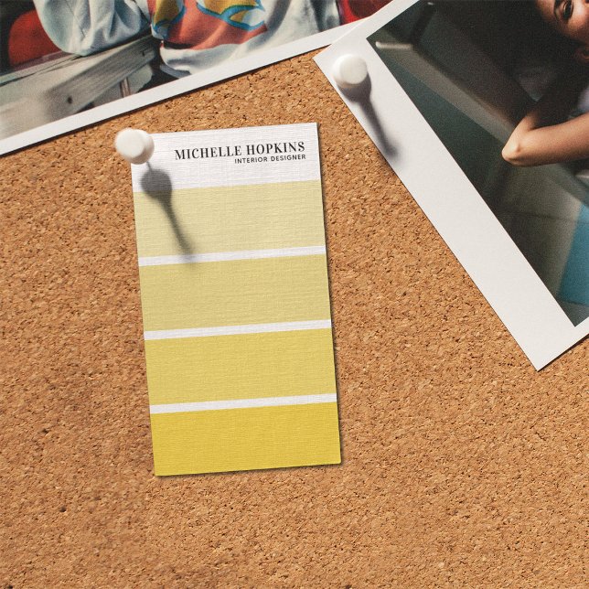 Carte De Visite Bande de couleur de peinture moderne | Concepteur  (Créateur téléchargé)