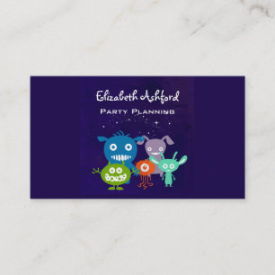 Carte De Visite Bande De Créatures Mignonnes