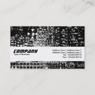 Carte De Visite Bande de texture - Circuitrie