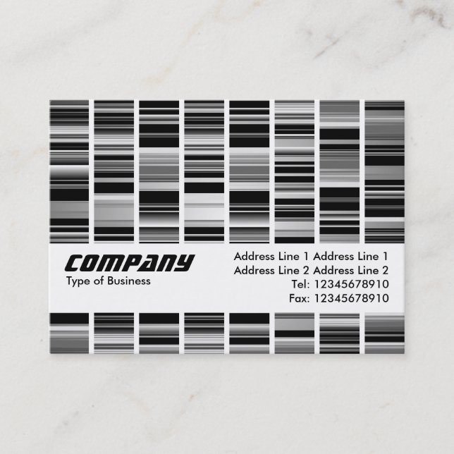 Carte De Visite Bande de texture - Codex (Devant)