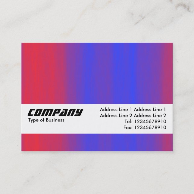 Carte De Visite Bande de texture - Flux de couleurs (Devant)