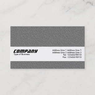 Carte De Visite Bande de texture - Gris moyen texturé