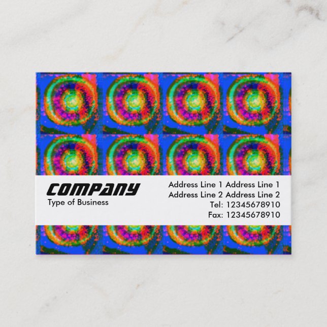 Carte De Visite Bande de texture - Ils disent le soleil chante (Devant)