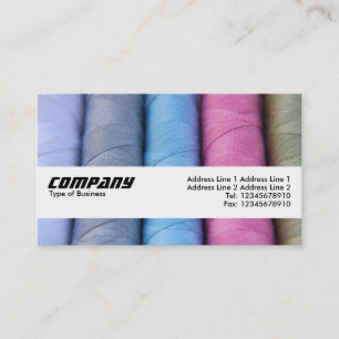 Carte De Visite Bande de texture - Roulettes de coton
