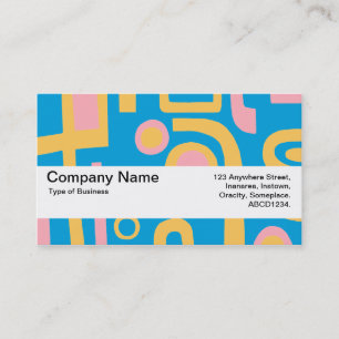 Carte De Visite Bande de texture V2 - Abstrait 170914