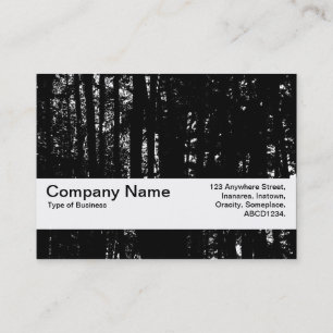 Carte De Visite Bande de texture V2 - Bois foncé HC