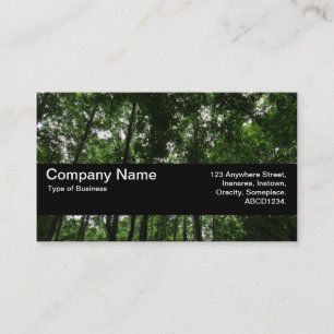 Carte De Visite Bande de texture V2 - Canopée de bois 02