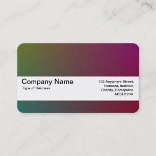 Carte De Visite Bande de texture V2 - Dégradé Y, M, B, R, foncé