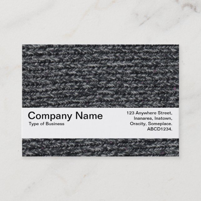 Carte De Visite Bande de texture V2 - Jumper laineux 03 (Devant)