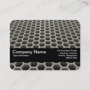 Carte De Visite Bande de texture V2 - Perspective de peigne de mie
