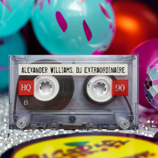 Carte De Visite Bande DJ Extraordinaire Cassette