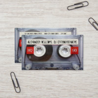 Bande DJ Extraordinaire Cassette avec code QR