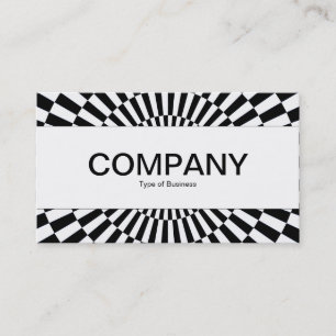 Carte De Visite Bande du centre - Op Art 01