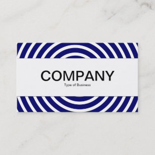 Carte De Visite Bande du Centre - Spiral - Deep Navy et White