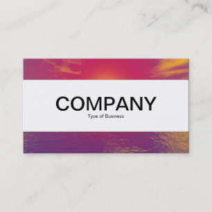 Carte De Visite Bande du centre - Sunrise Sunset