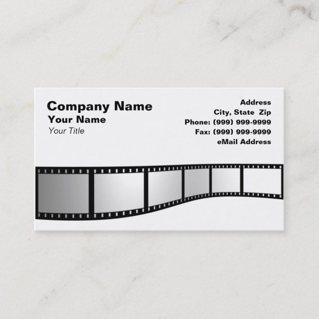 Carte De Visite bande du film 3D (Devant)