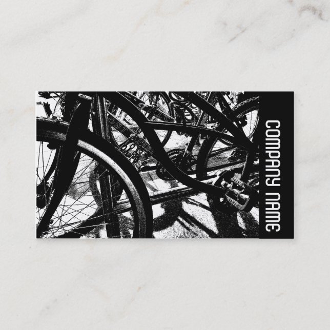 Carte De Visite Bande latérale - Bac à bicyclette HC (Devant)