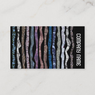 Carte De Visite Bande latérale - Bandes minérales