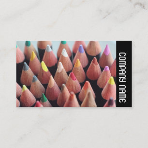 Carte De Visite Bande latérale - Crayons de couleur
