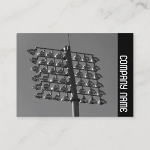 Carte De Visite Bande latérale - Feux d'inondation (B&W)