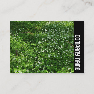 Carte De Visite Bande latérale - Fleurs de bois