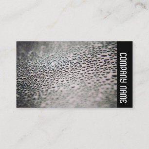 Carte De Visite Bande latérale - gouttelettes d'eau sur verre 02